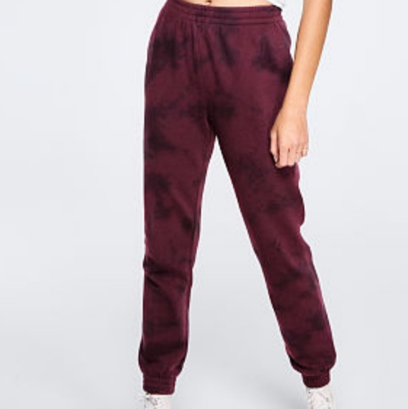 ❤ NWT VS PINK CAMPUS JOGGER SWEATS TIE DYE - Picture 2 of 8